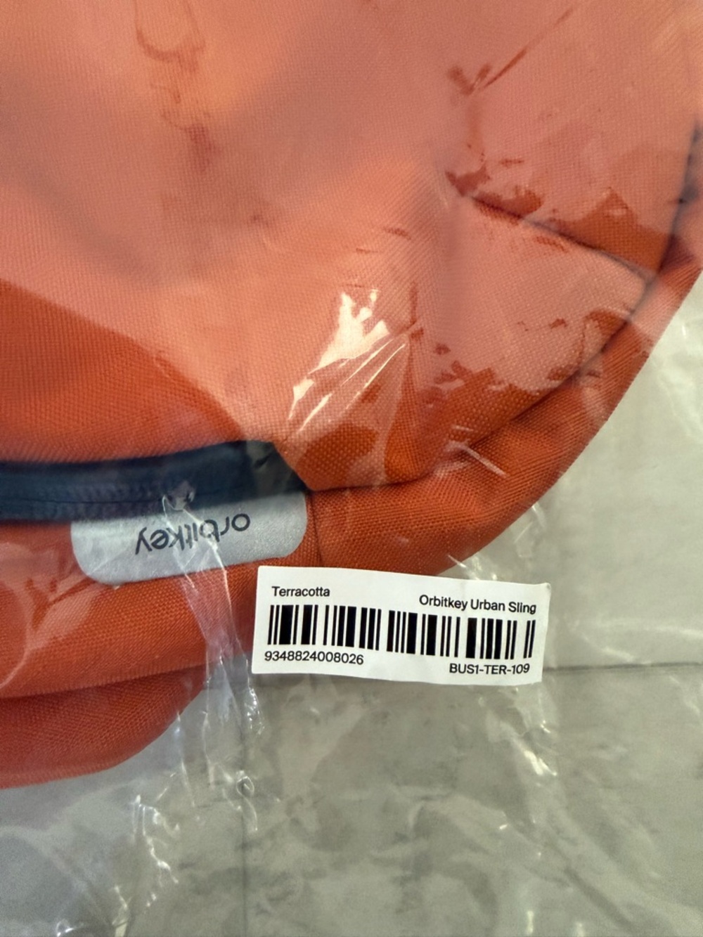 Orbitkey Urban Sling 4L Bag w YKK Zippers Terracotta New Never Opened MSRP $79 - Picture 3 of 6